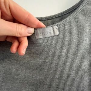 BRAND NEW without tags SKIMS dress in ribbed grey size small